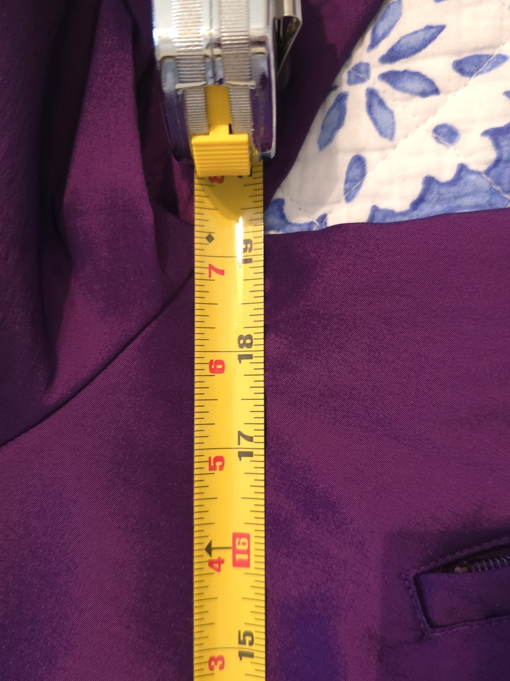 Samuel Dong Purple Iridescent Short-Sleeve Jacket - Picture 7 of 8